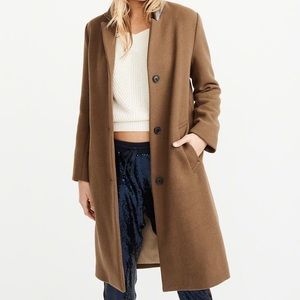 NWT Abercrombie & Fitch Dad Coat